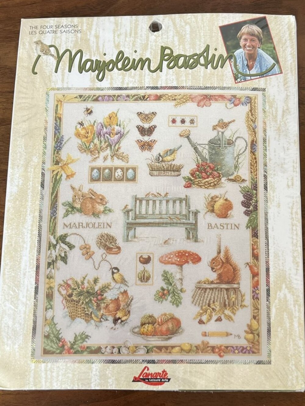 The Four Seasons Counted Cross Stitch KIT Marjolein Bastin Lanarte Leisure Arts